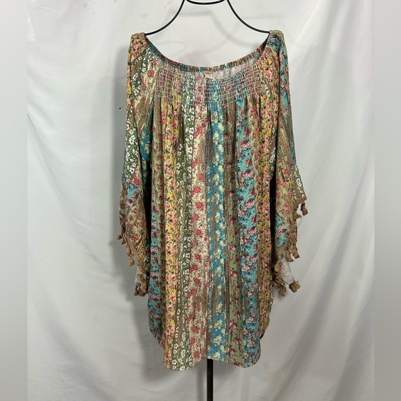 Reba floral blouse size L - Picture 1 of 8